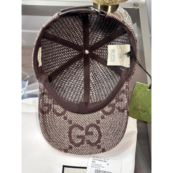 💯😍❤️ New Model 2024 GUCCI GG UNISEX ANTONIO WOOL BASEBALL CAP - Picture 6 of 16